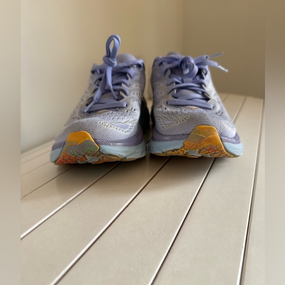 HOKA Clifton 8 Lavender / Pastel Blue - Women’s Size 7.5 - Picture 2 of 11